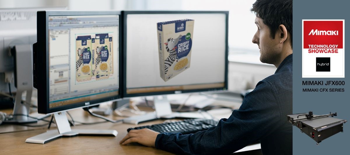 Arden Software partners with Hybrid Services to showcase packaging design software, alongside the latest Mimaki print and cut technology