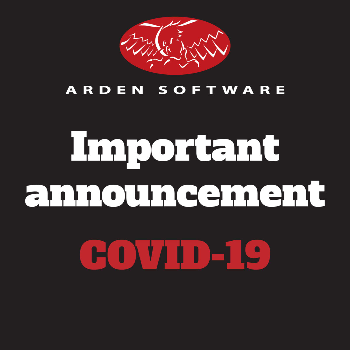 Important announcement – Covid-19